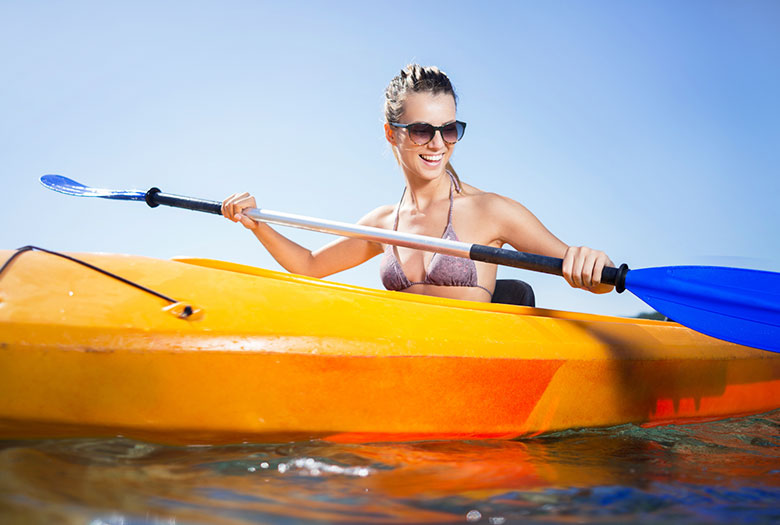 Kayaking at Key Largo, Florida
