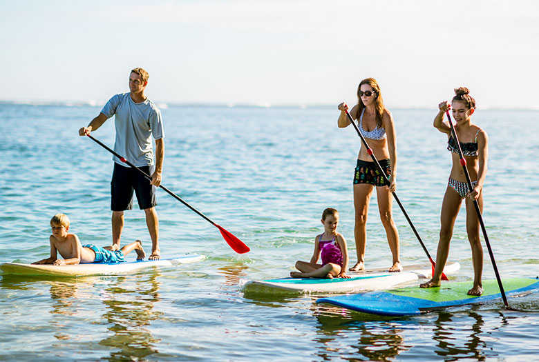 Paddle Boarding at Key Largo, Florida