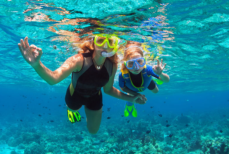 Snorkeling at Key Largo, Florida