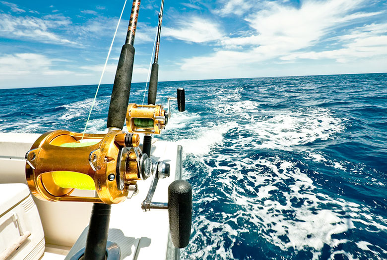 Fishing at Key Largo, Florida