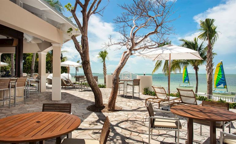 Enjoy Kid-Friendly Menu of Sand Bar at Key Largo, Florida
