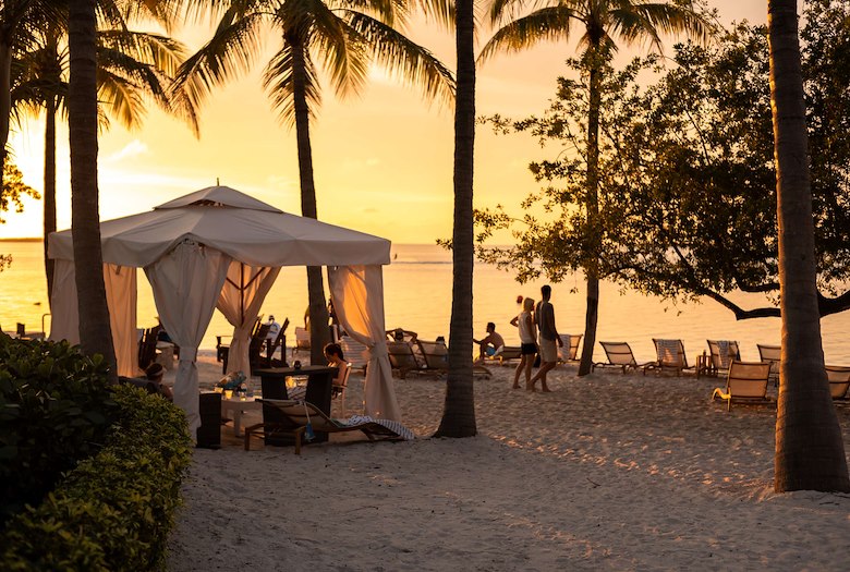 Sand Bar at Key Largo, Florida