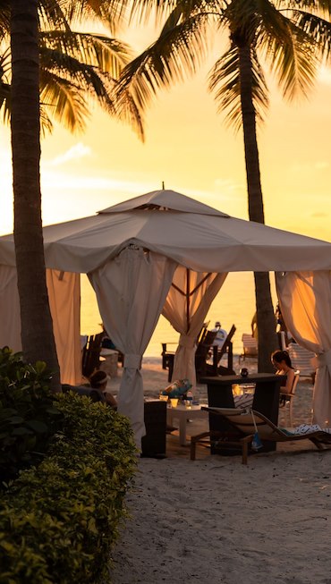 Cabana at Sunset