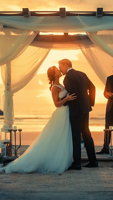 Couple in Chairs On the Water