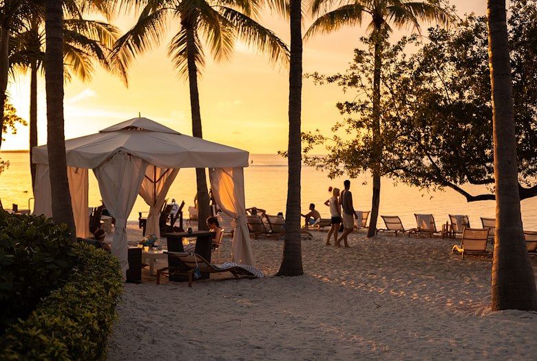 Beach at sunset
