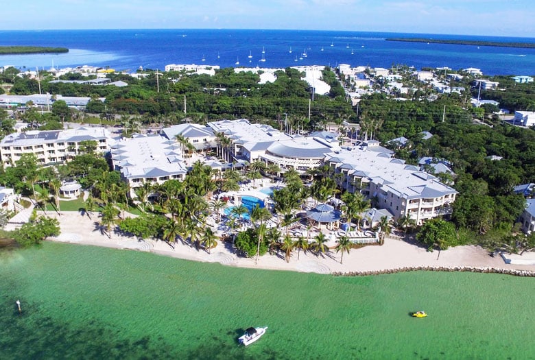 Dron Camera View of Playa Largo Resort & Spa, Autograph Collection, Key Largo, Florida
